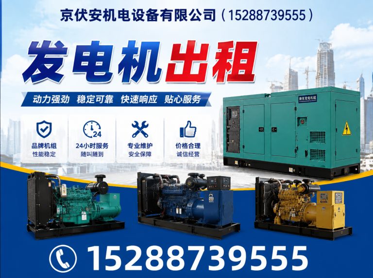 长春发电车出租展示图